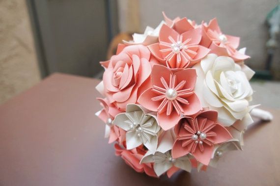 bouquet papier