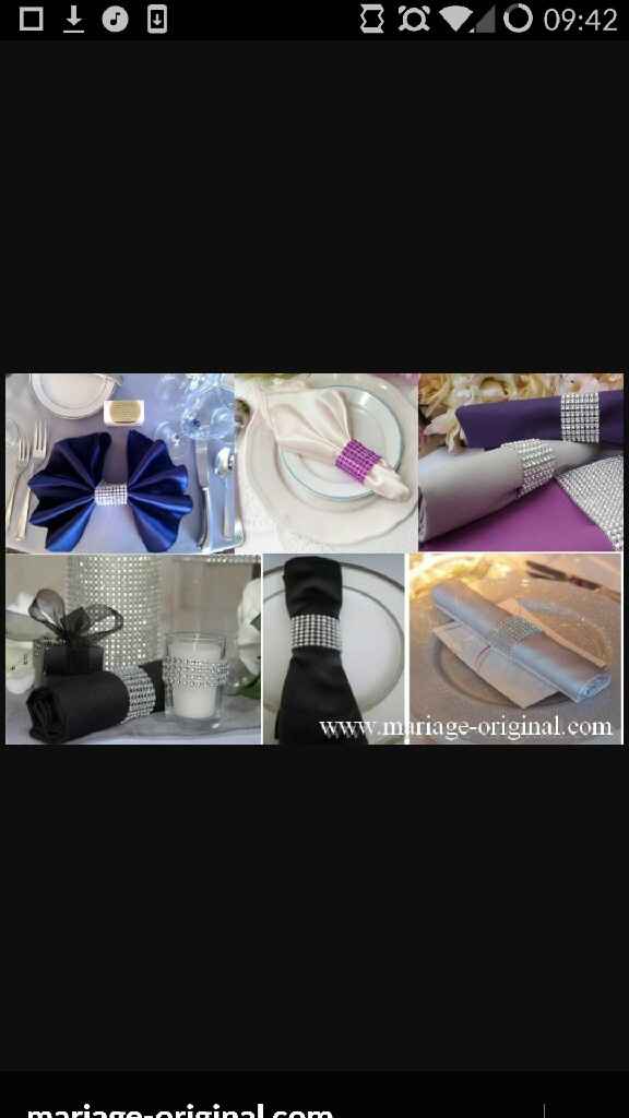 Pliage serviette (idée) - 1