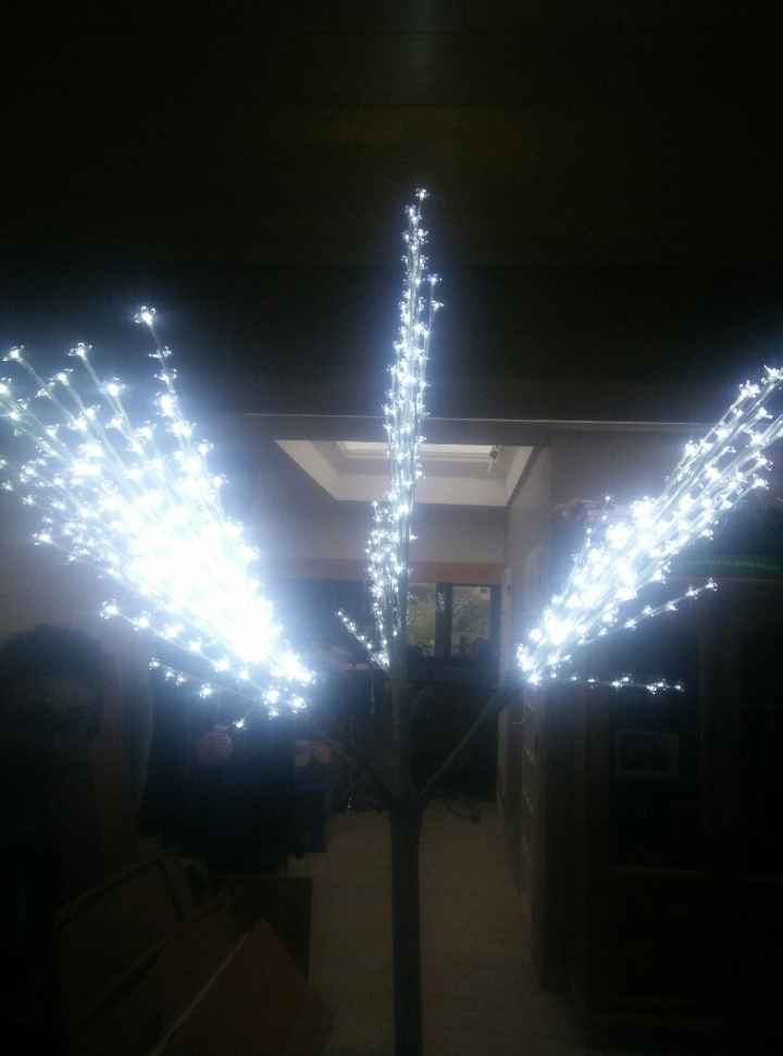 Essayage achat arbre lumineux - 1