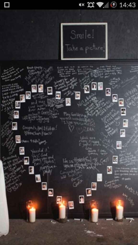 Gérer un livre d'or avec polaroïd ? help ! - 1