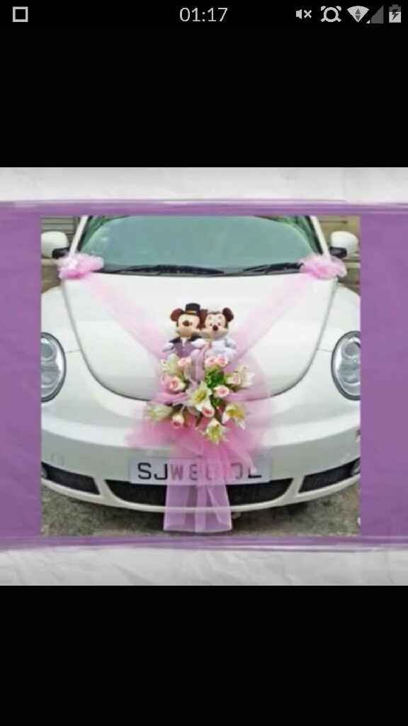 Décoration voiture thème disney - 1