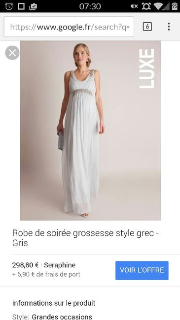 Robe de grossesse pour dh!!! - 1