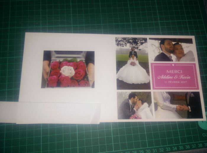 Carte de remerciement - 1