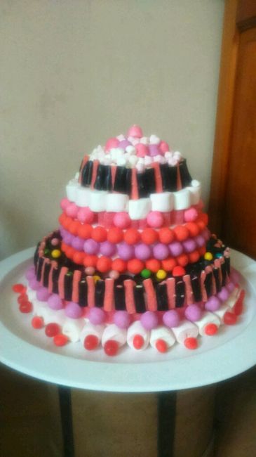 Pièce montée de bonbons - 1