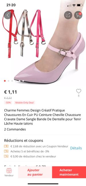 Première paire de chaussures trouvée - 1