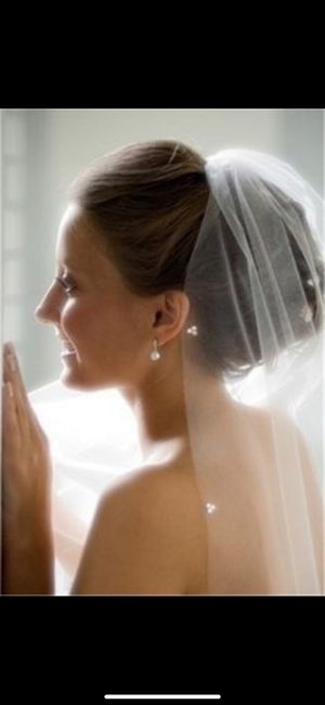 Chignon + voile - 1