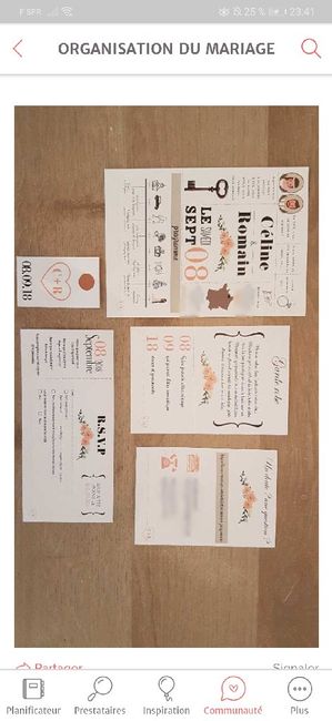 Faire part maison vintage 2