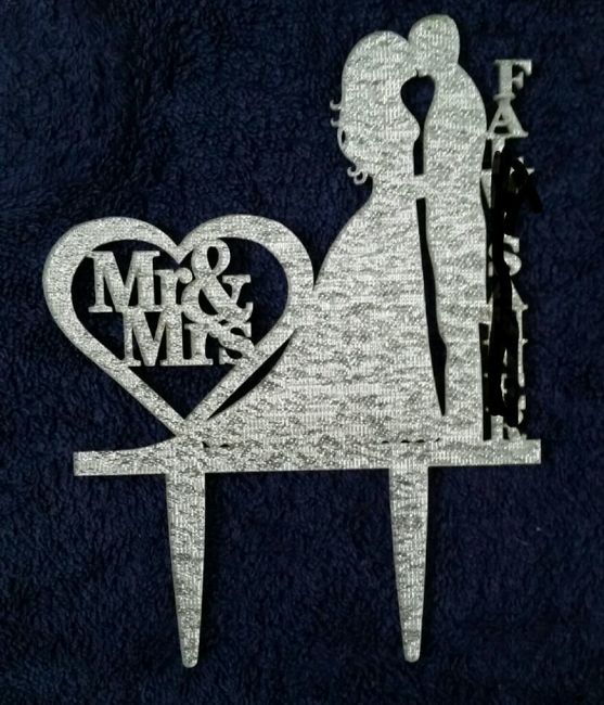 Cake topper et peigne - 1