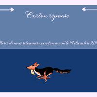 Recto carton réponse