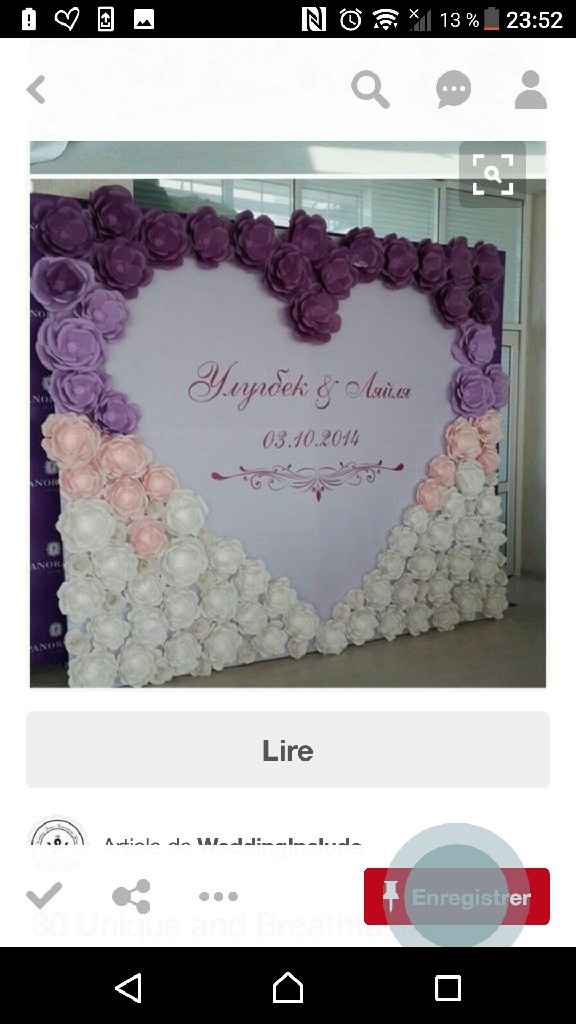 Inspi déco de mon mariage - 2