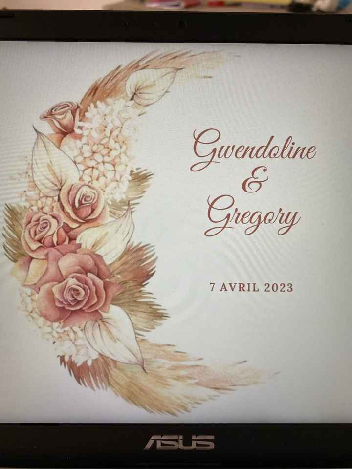 Concours voici mon Faire-part/gwendoline - 1