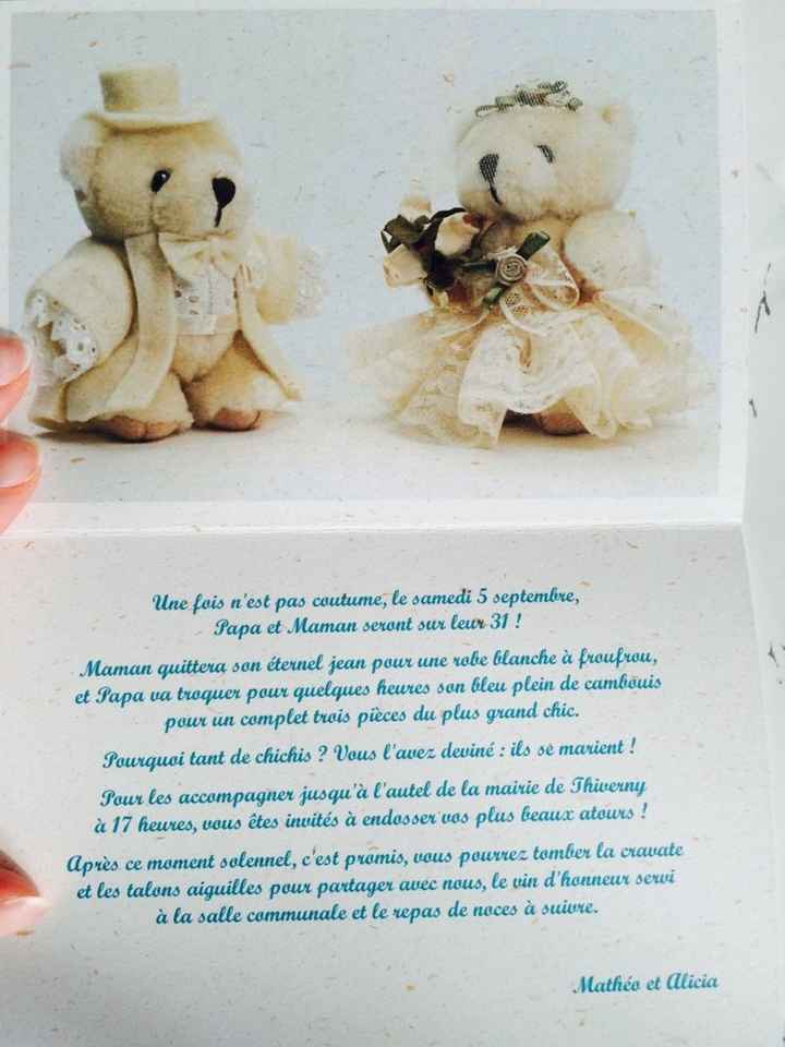 J'ai fini mes faire part... vos avis? - 2