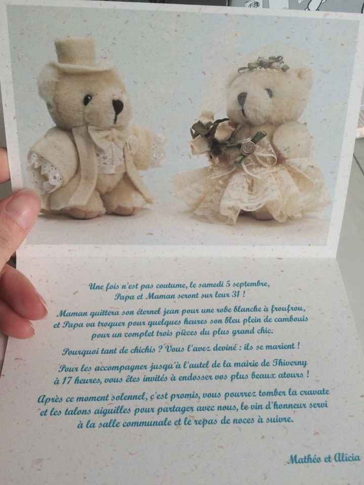 J'ai modifié mon faire part - 1