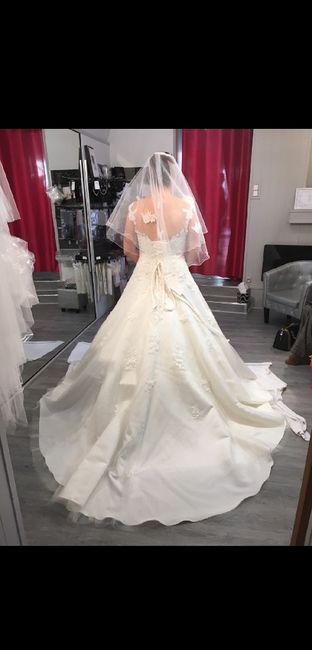 Voile avec une robe qui a un dos travaillé ? 4