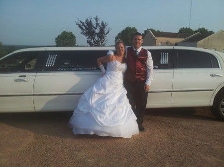 arrivée en limousine