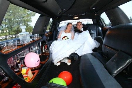 Intérieur de la limousine