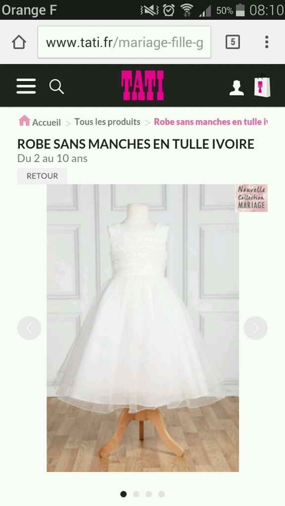 Besoin de vos avis ! robe de ma fille ... - 1
