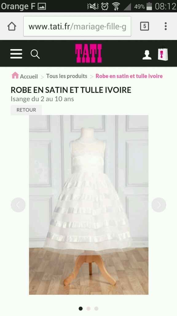 Besoin de vos avis ! robe de ma fille ... - 2