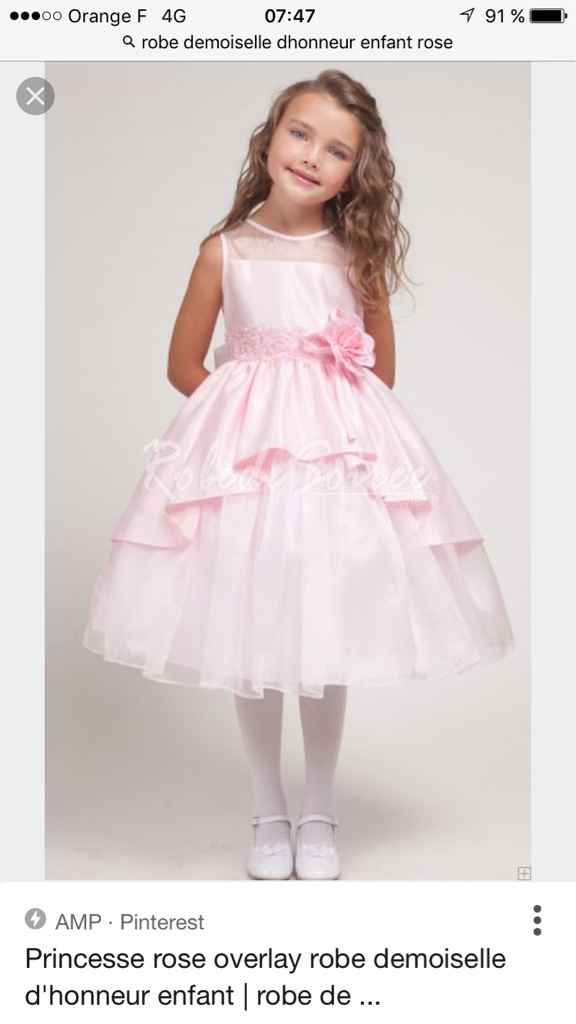 Help! robe demoiselle d'honneur enfant - 1