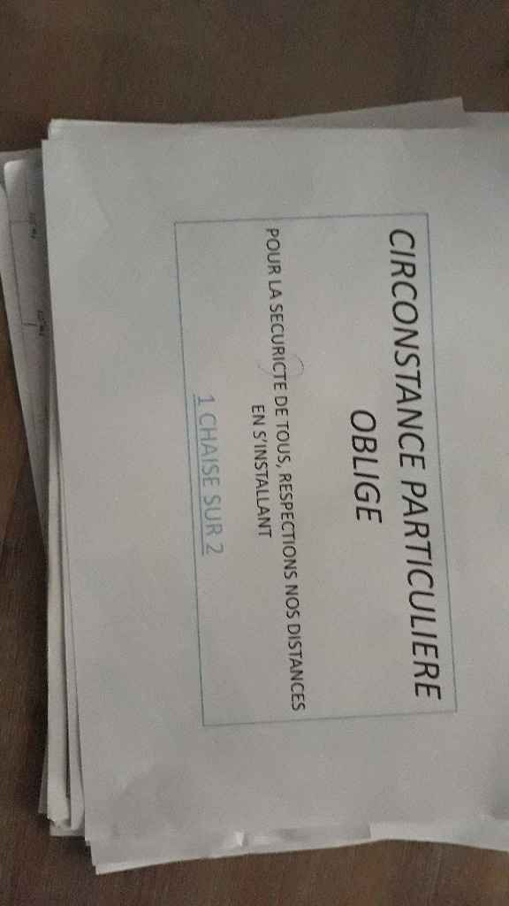 Panneau covid - 9