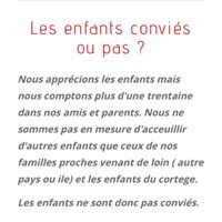Mariage entre adulte uniquement - 1