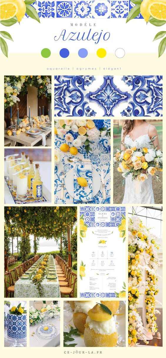 Décoration Bleu et jaune ? Azulejo - 1