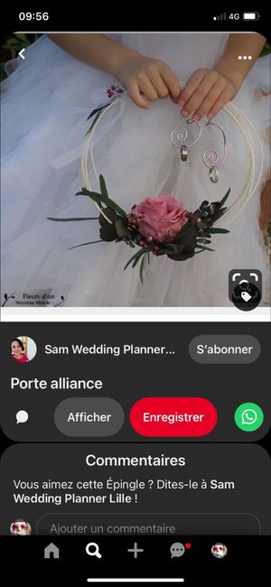 Notre porte alliances tambour en dentelle 😍💍 - 2