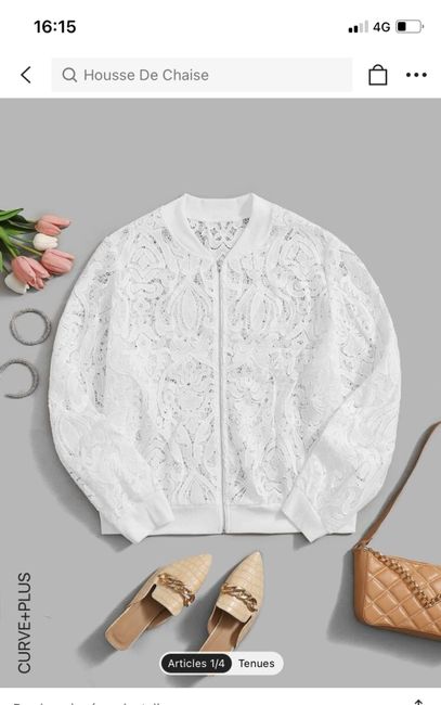 Boléro / veste mariee 2