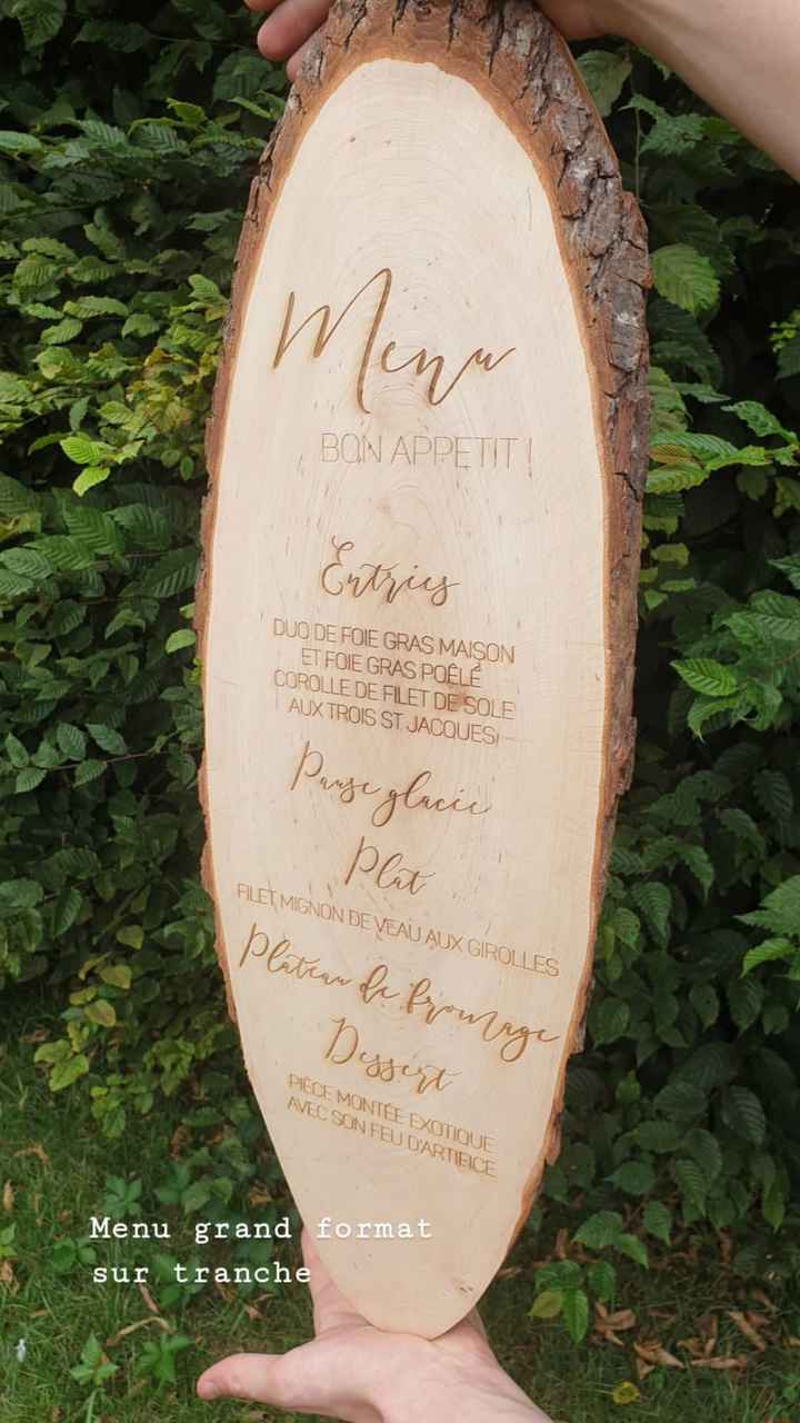 Menu de notre mariage 😻 - 1