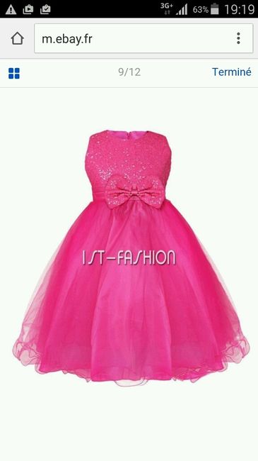 Robe de ma choupinette demoiselle d'honneur - 1