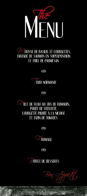 Montrez moi vos menus - 1