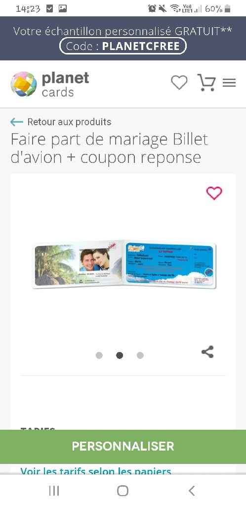 Faire part voyage - 2