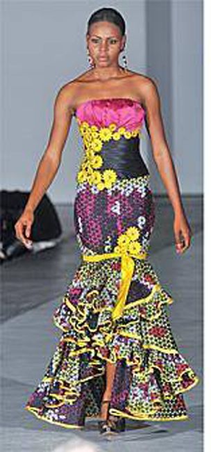 Une robe colorée