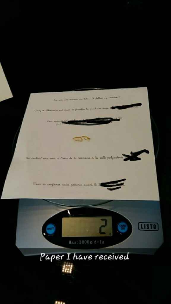 Faire part aliexpress - litige ! - 2