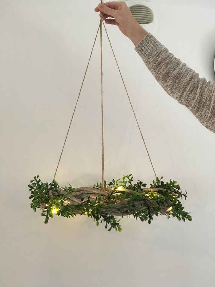 On se remet aux diy :-) couronne lumineuse - 2