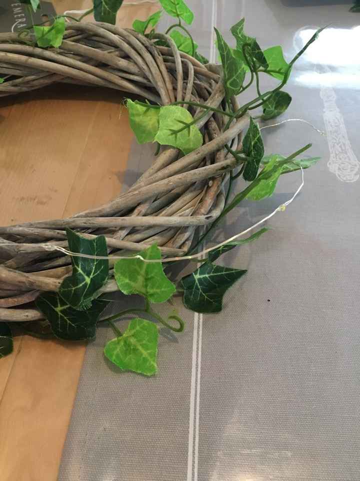 On se remet aux diy :-) couronne lumineuse - 4