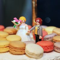 Piece montée macarons