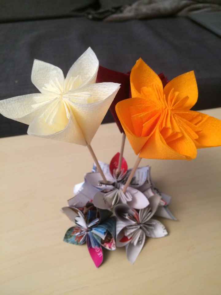 Fleurs en papier - 1