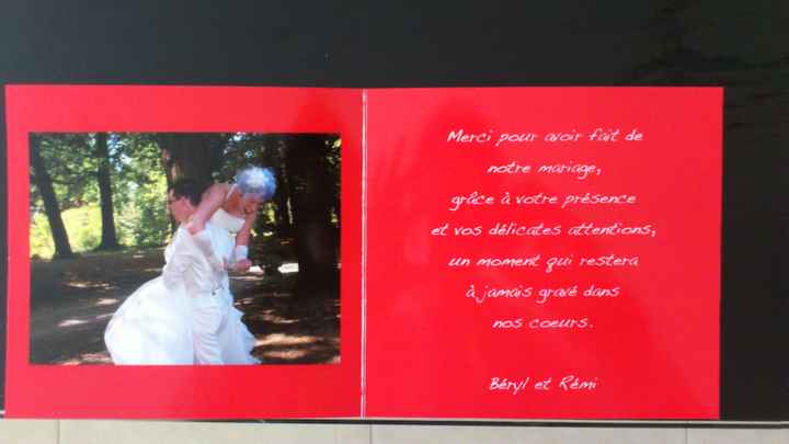 carte de remerciement bis