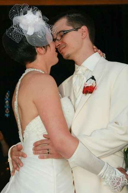 en sortant de l'église