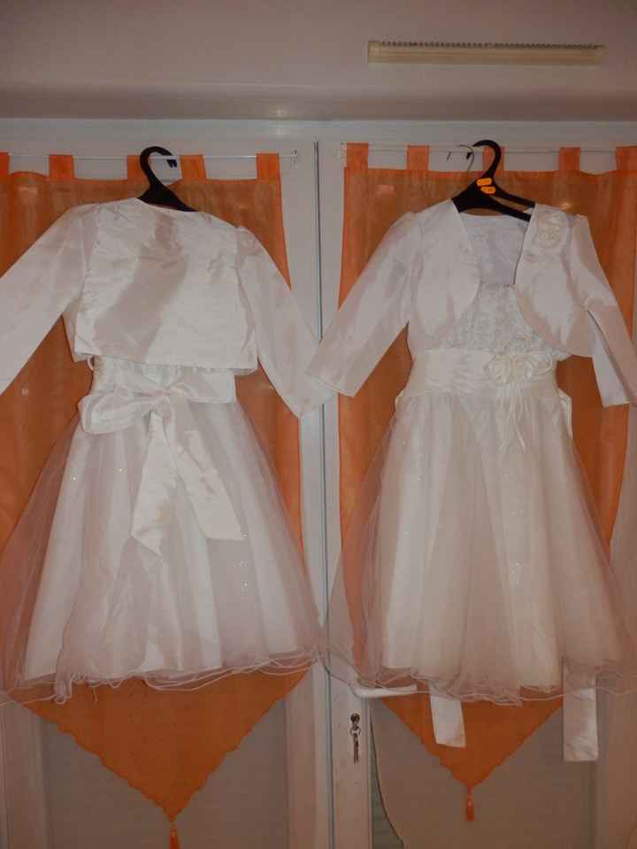 robes des petites filles d'honneur