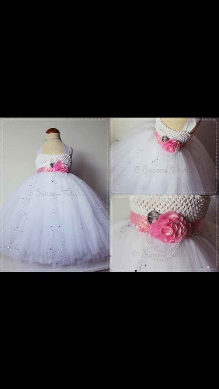 Robe fille du cortège 