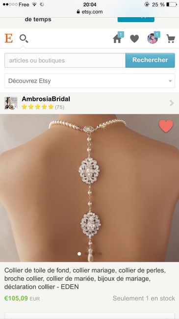 Bijoux de dos