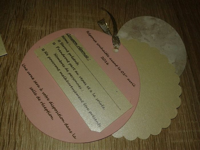 Faire parts diy - 3