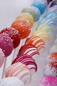 pop cakes colorées
