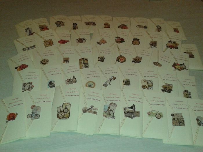 les pochettes mairie Diy finies!!!
