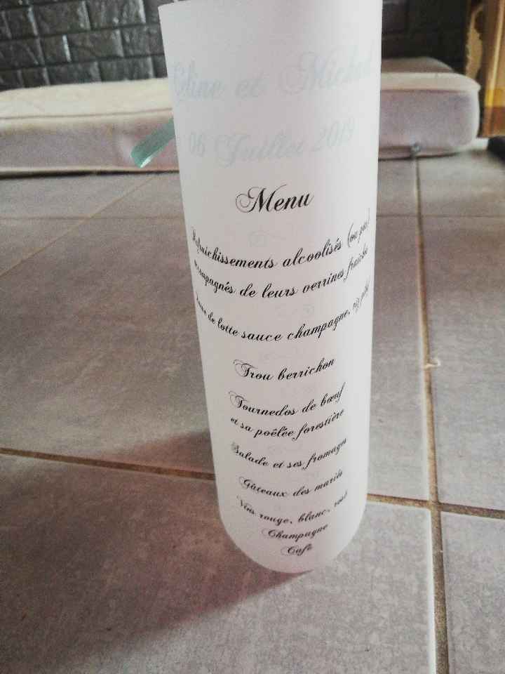 Mes menus en photophores - 1