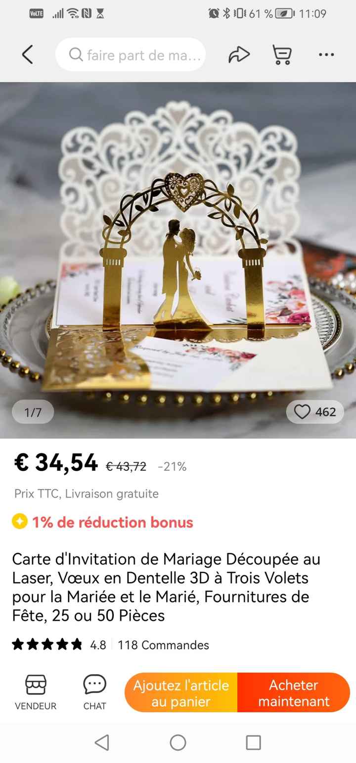 Faire ses faire part ? - 2