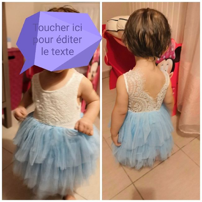 Reçues mes petites robes de cortège ! - 1
