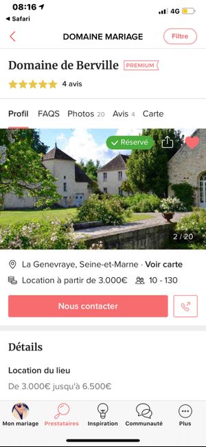 Recherche de domaine/château 1